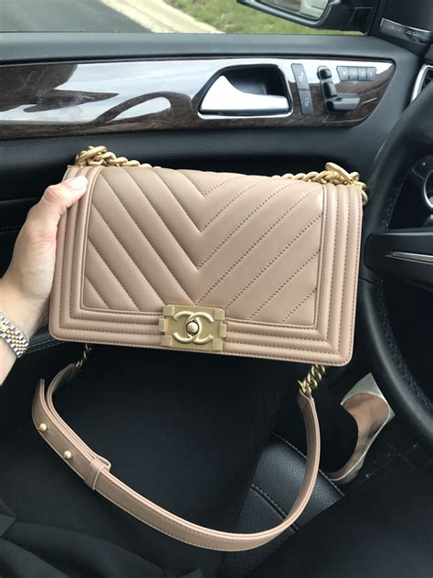 chanel boy bag medium beige gold hardware|chanel black boyfriend bag.